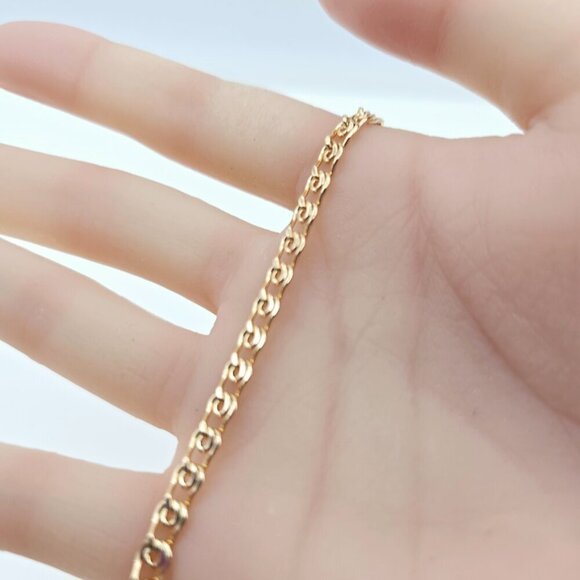 Chunky Rose Gold Chain Necklace for Women, 19.7 Inch Stylish Look, XPNL0030 - Picture 12 of 12